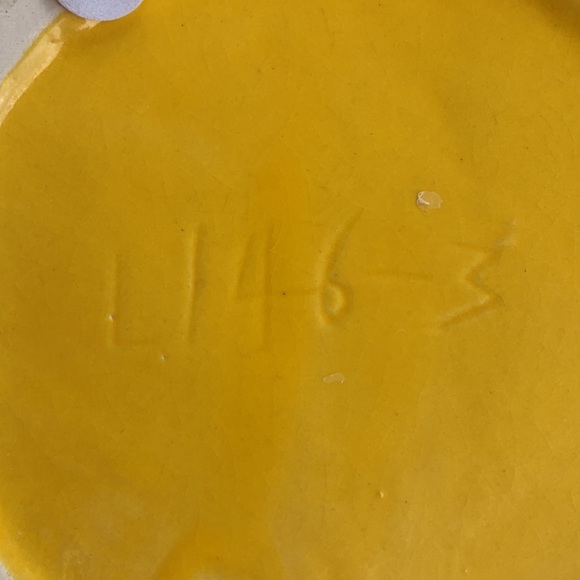 Bright Yellow Ceramic Jar with Lid - Picture 7 of 9